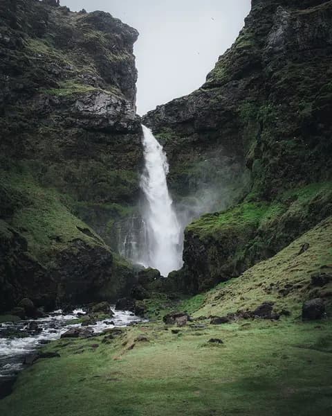 Waterfall in Iceland