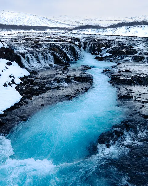 Bruarfoss waterfall